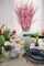 15PCS Pink Flowers 29.5" Faux Jasmine Flowers Long Stem Artificial Flowers for Tall Vase Wedding Party Home Office Kitchen Decoration(Pink)